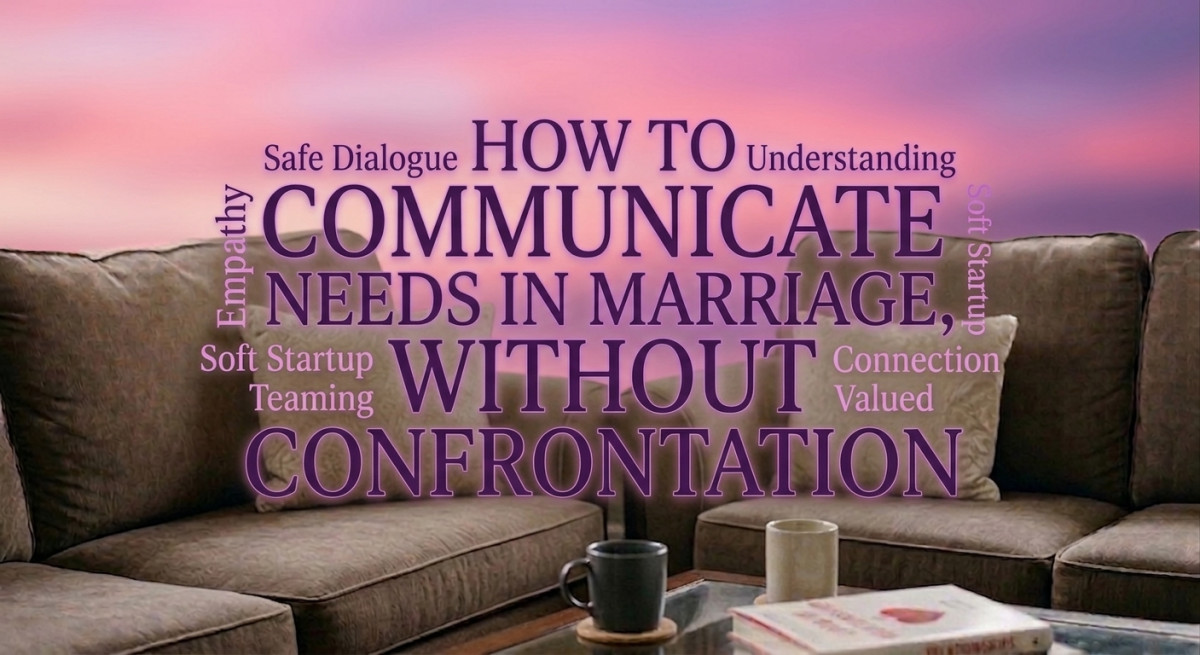 How to Communicate Needs In Marriage, Without Confrontation 