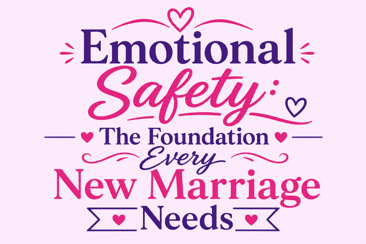 Emotional Safety: The Foundation Every New Marriage Needs