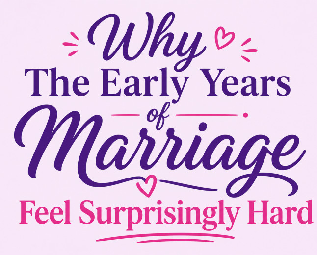 Why The Early Years of Marriage Feel Surprisingly Hard